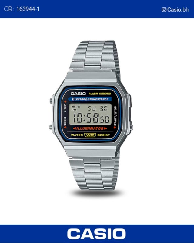 Casio watch vintage A168WA-1W