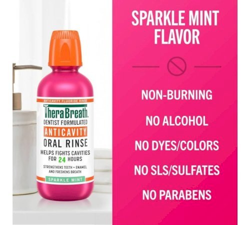 Thera breath sparkle mint 2 pack علبتين