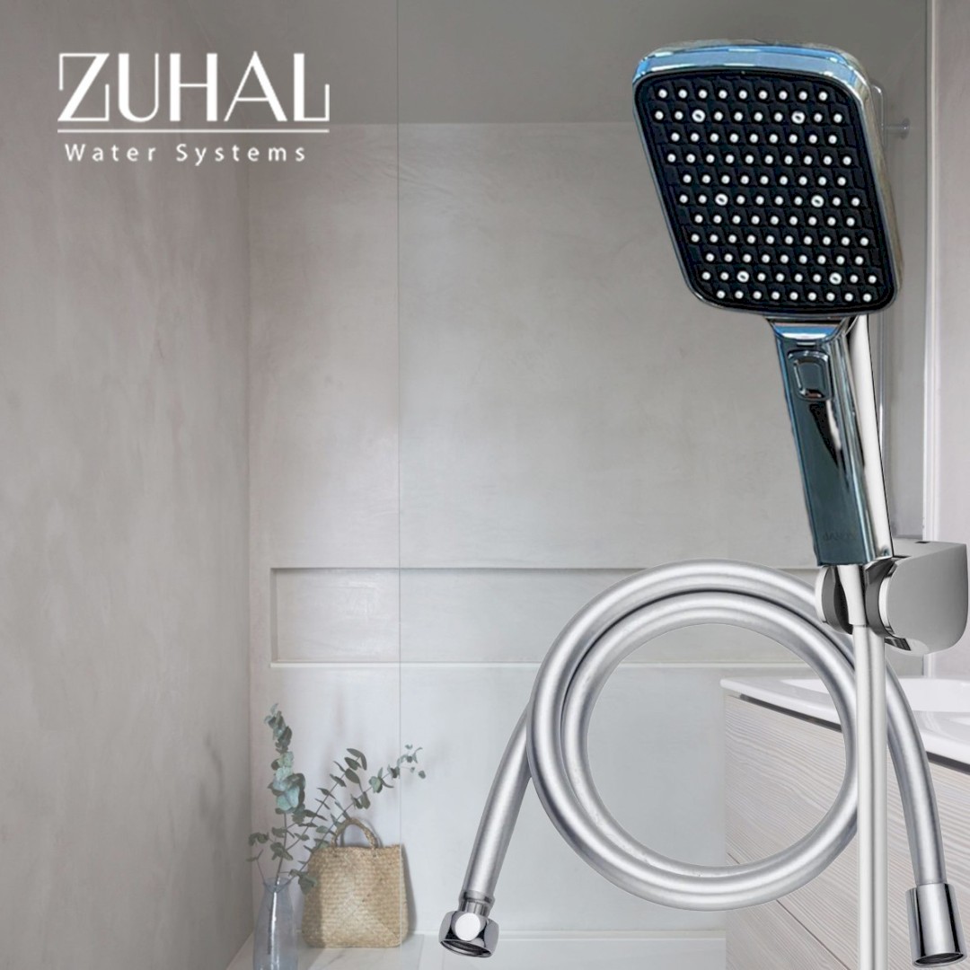 Shower Head – Black Square