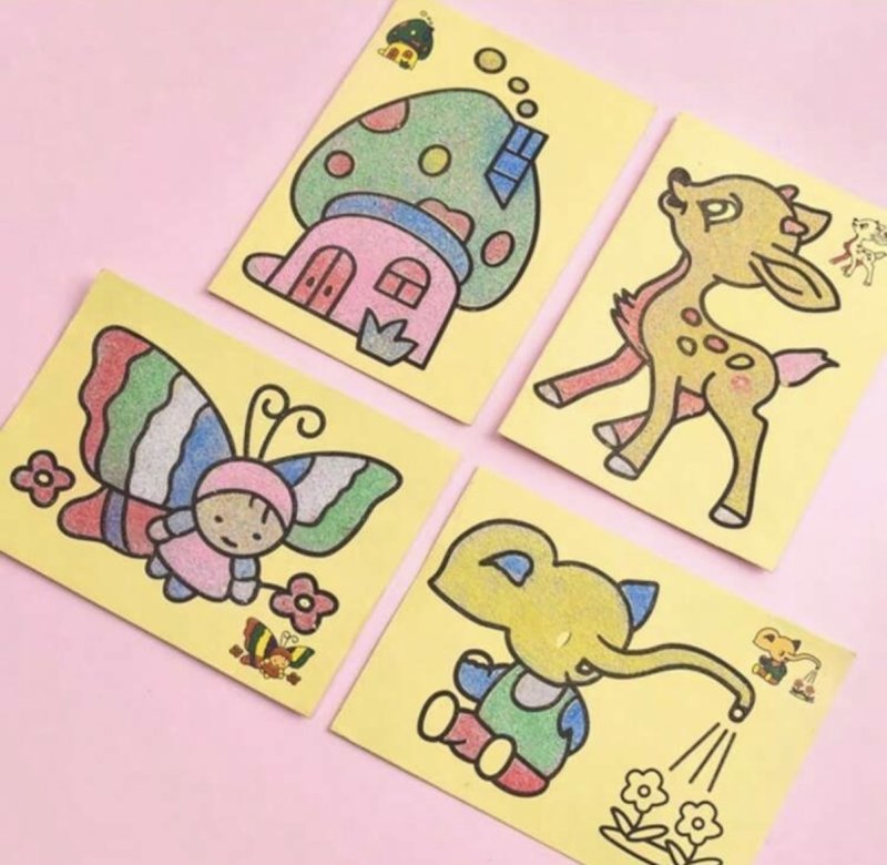 Sand painting 10 Pcs