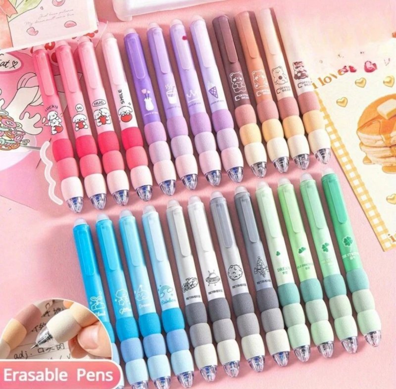 Erasable pen set