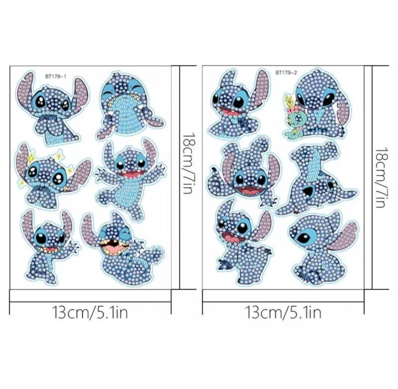 Diamond painting stickers