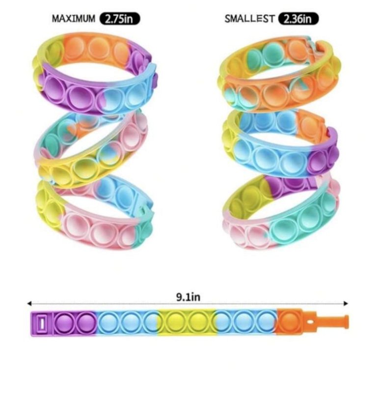 Pop it bracelets 10 Pcs