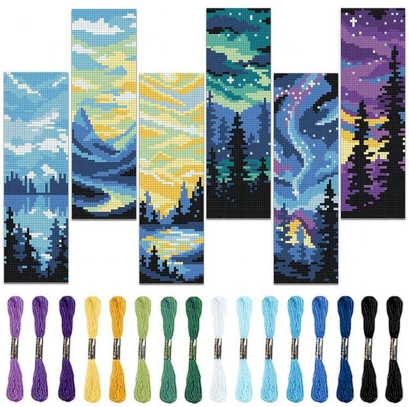 Cross stitch bookmarks