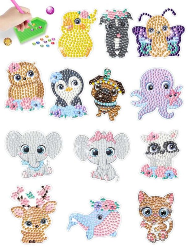 Diamond painting stickers
