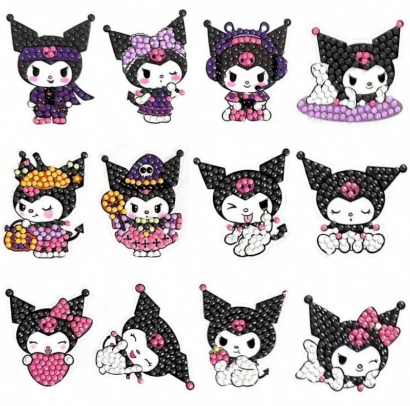 Diamond painting stickers