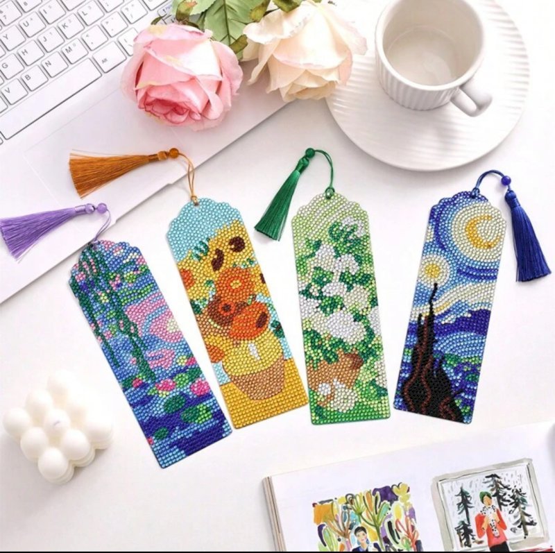 Diamond painting bookmarks
