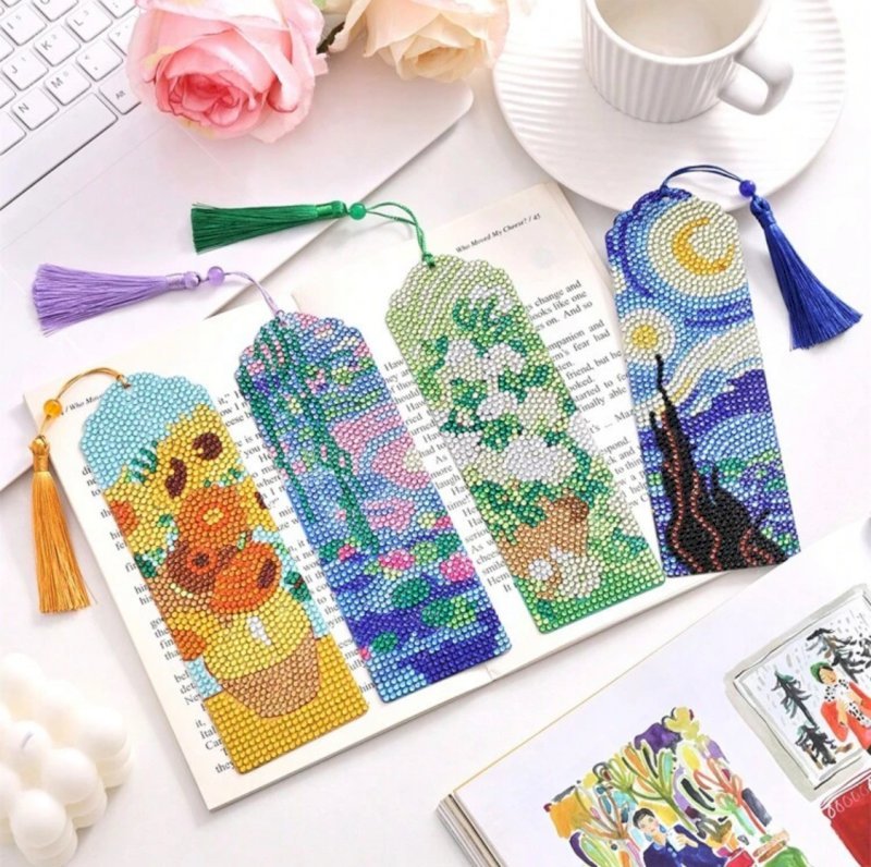 Diamond painting bookmarks