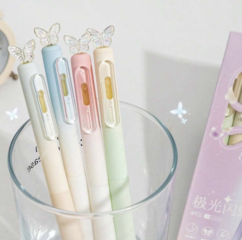 Butterfly pen