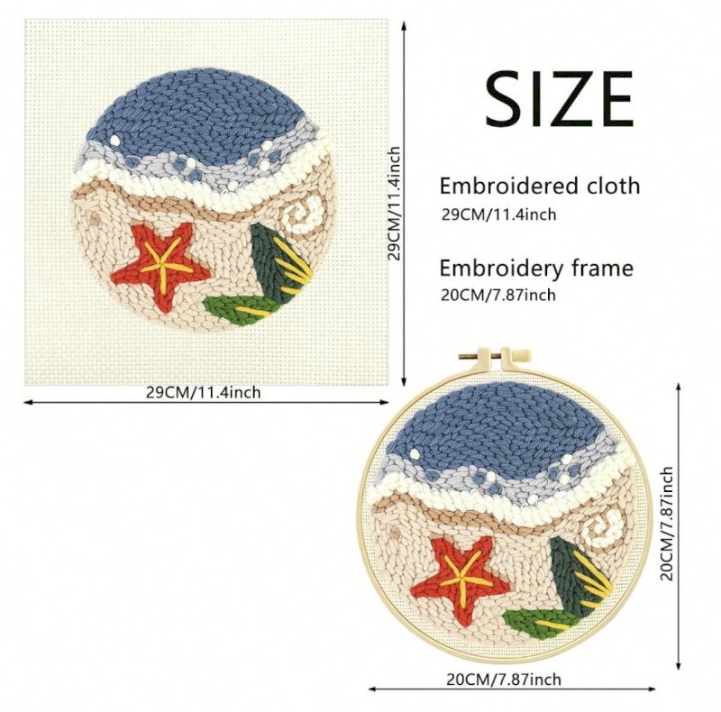 Poke embroidery set