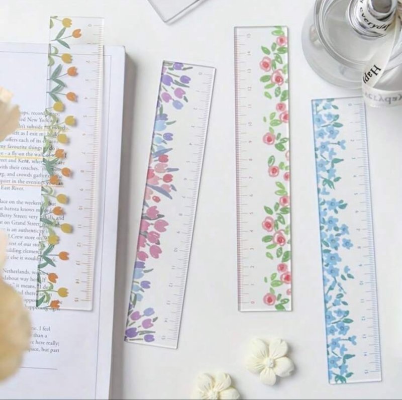 Floral ruler