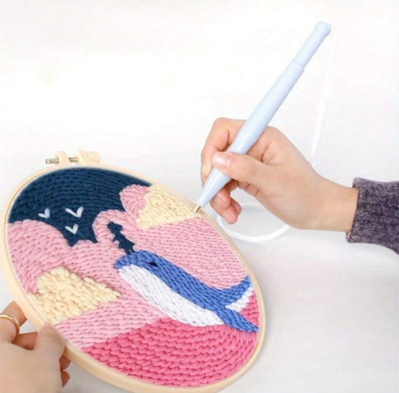 Poke embroidery set