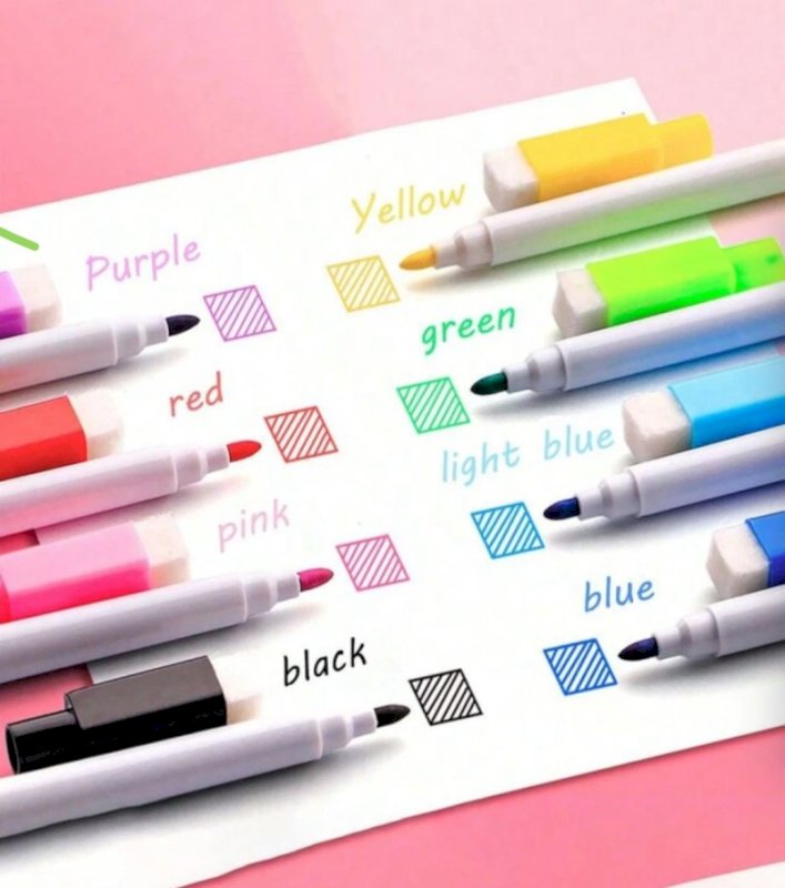 Multicolor whiteboard pens