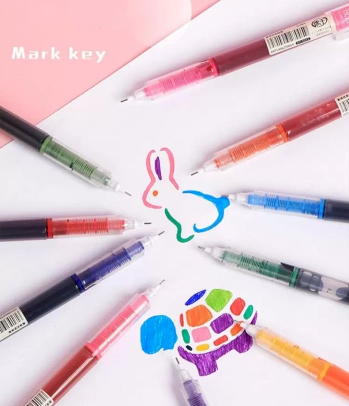 10 multicolor pen set