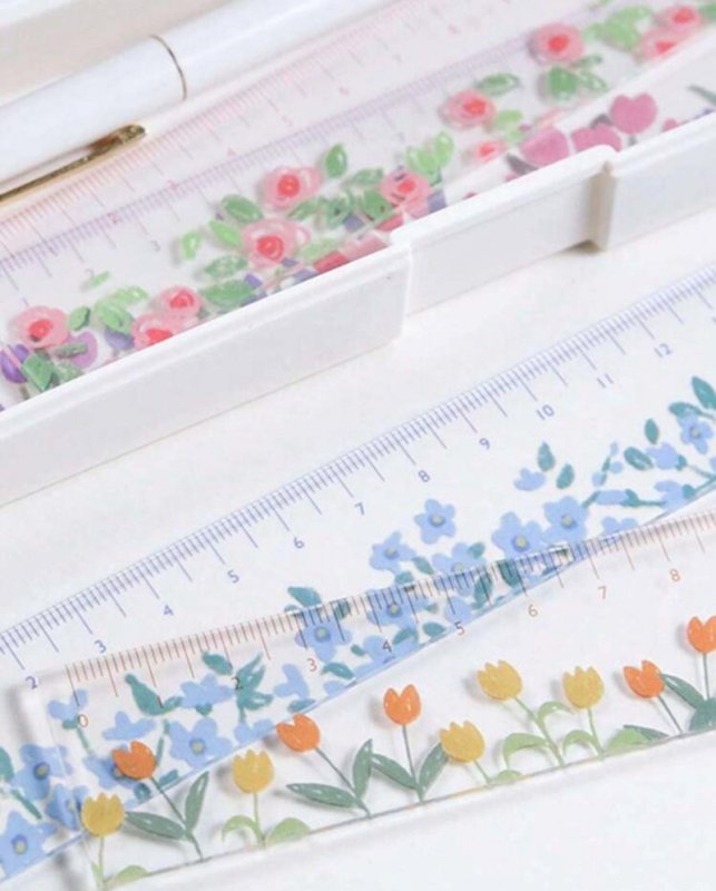 Floral ruler