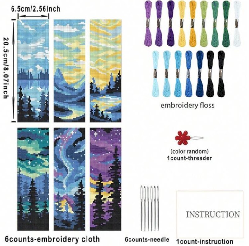 Cross stitch bookmarks