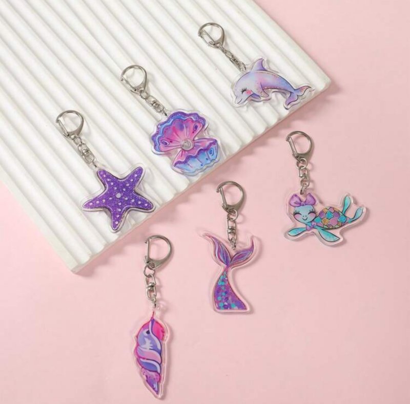 Keychains 6 Pcs