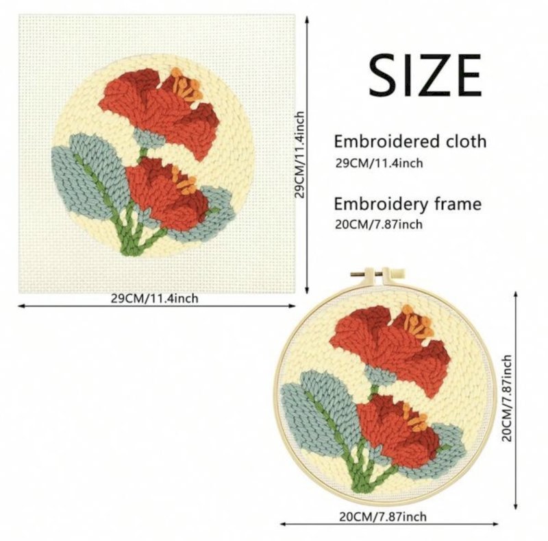 Poke embroidery set