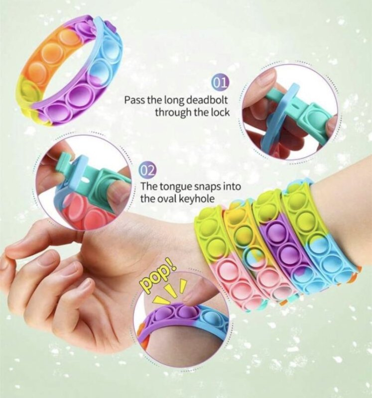 Pop it bracelets 10 Pcs