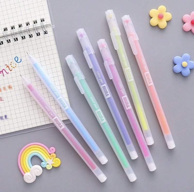 10 Multicolor pens
