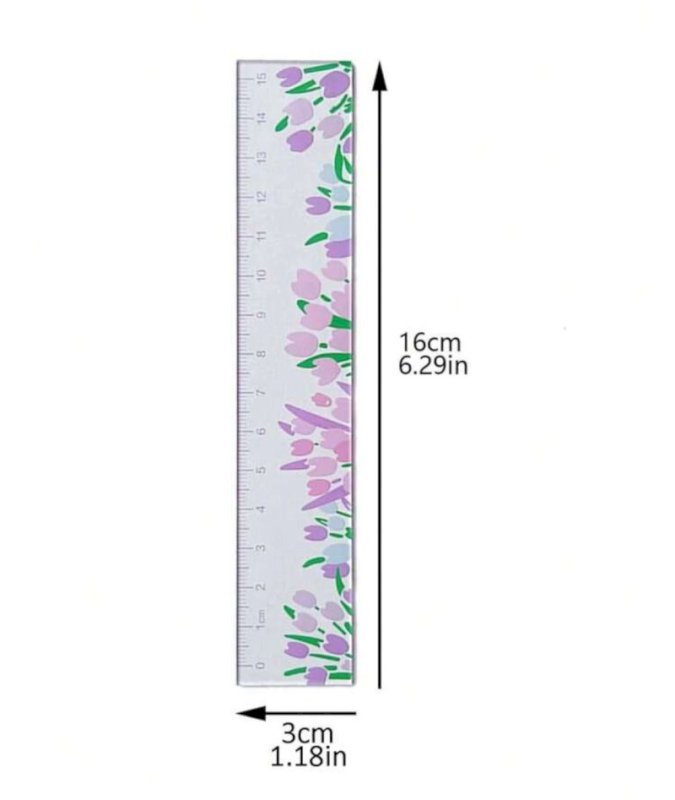 Floral ruler