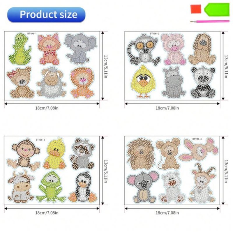 Diamond painting stickers