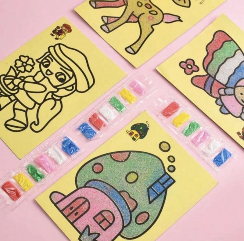 Sand painting 10 Pcs