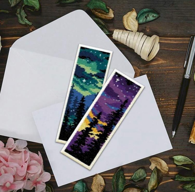 Cross stitch bookmarks