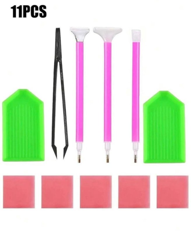 Diamond painting tools - 11 Pieces