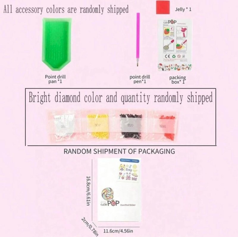 Diamond painting stickers