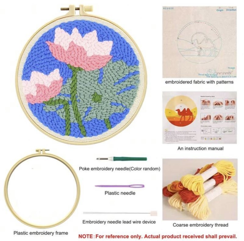 Poke embroidery set