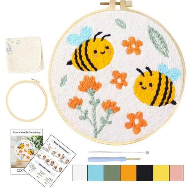 Poke embroidery set