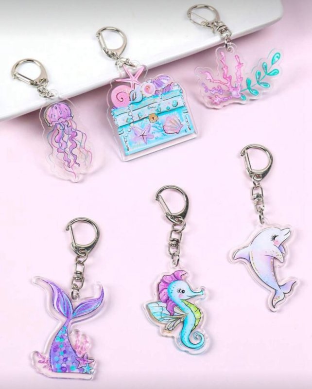 Keychains 6 Pcs