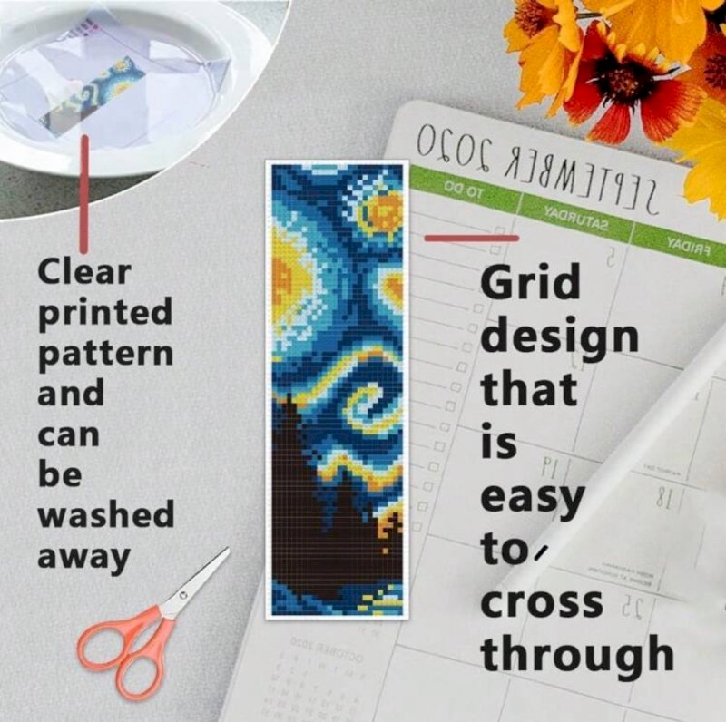 Cross stitch bookmarks