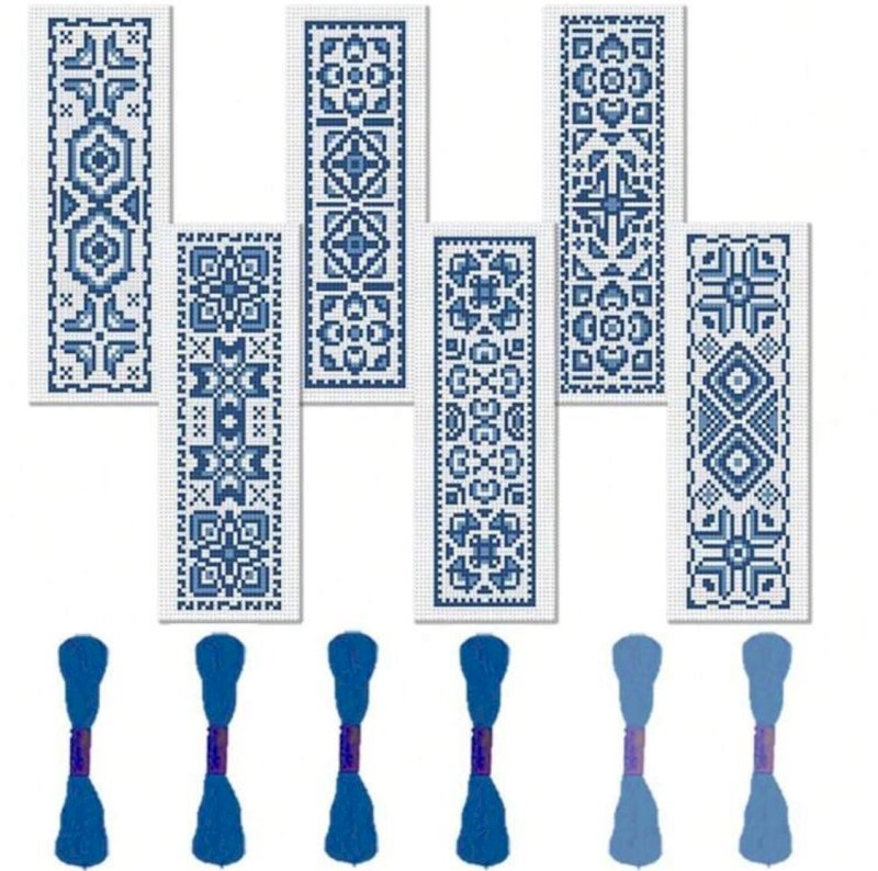 Cross stitch bookmarks