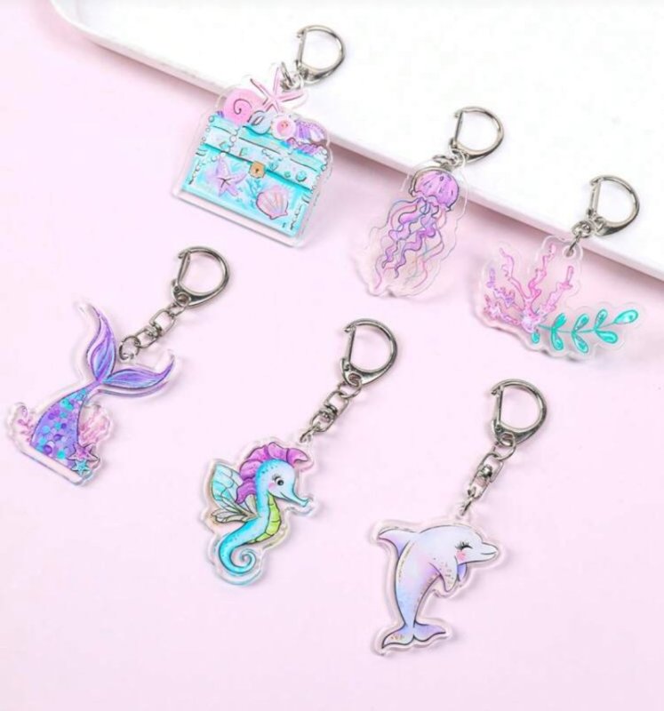 Keychains 6 Pcs