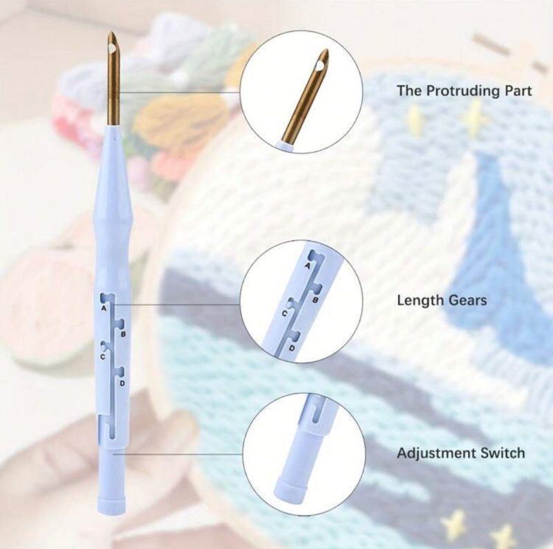 Poke embroidery set