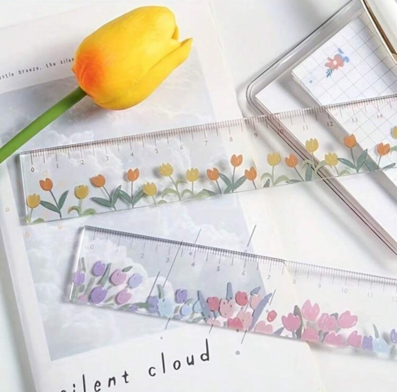Floral ruler