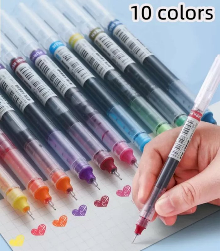 10 multicolor pen set