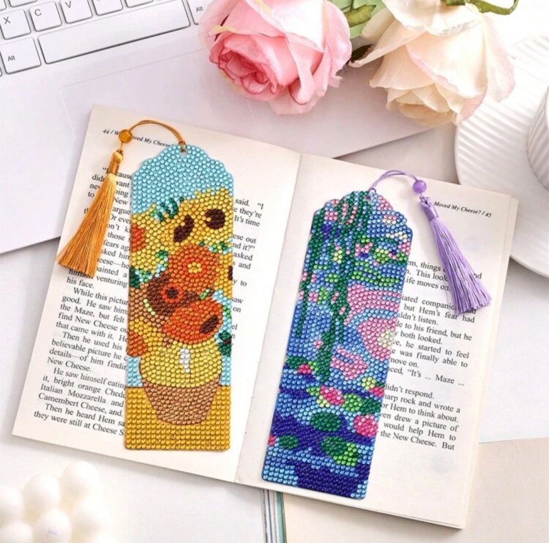 Diamond painting bookmarks