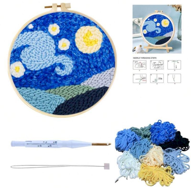 Poke embroidery set