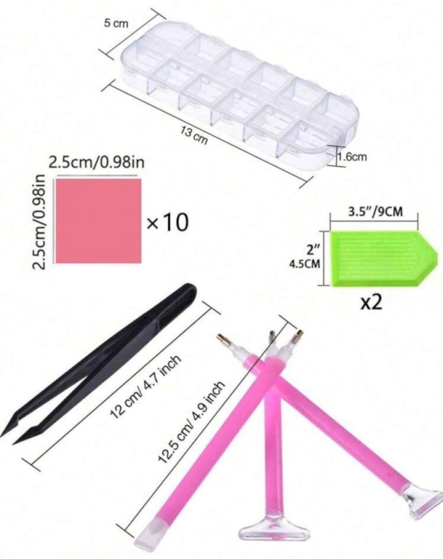 Diamond painting tools - 20 Pieces