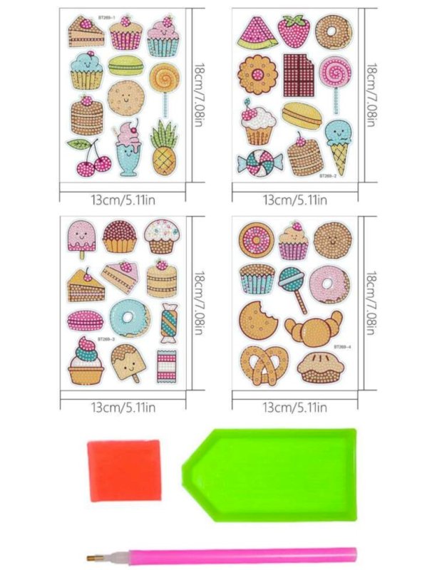 Diamond painting stickers