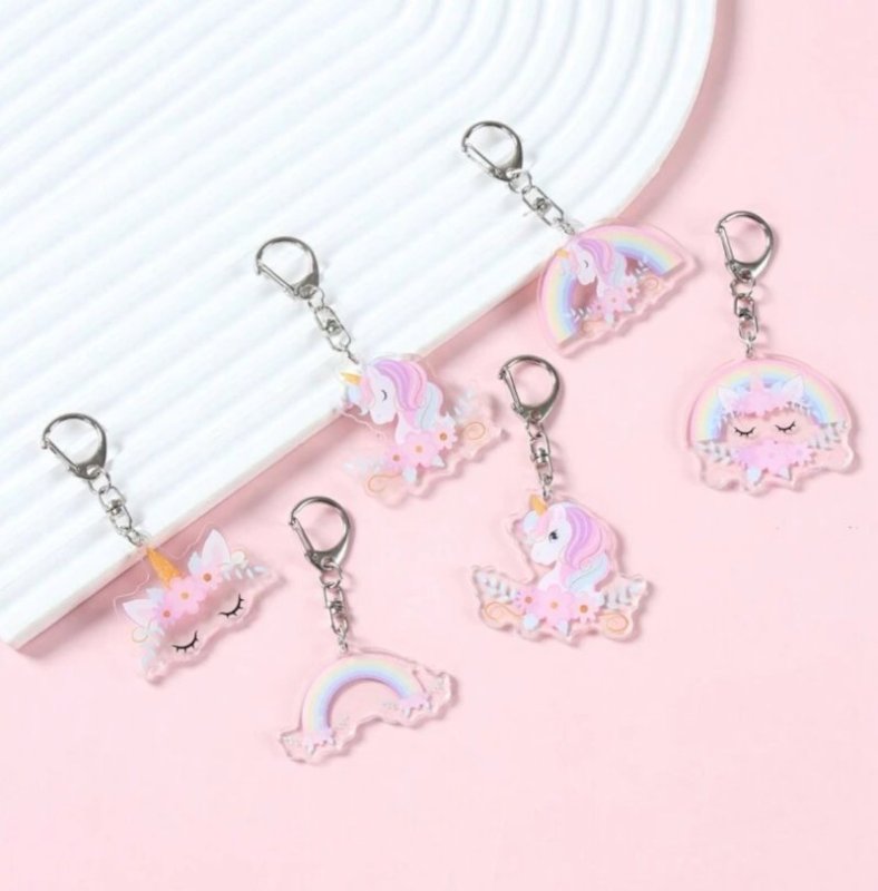 Keychains 6 Pcs