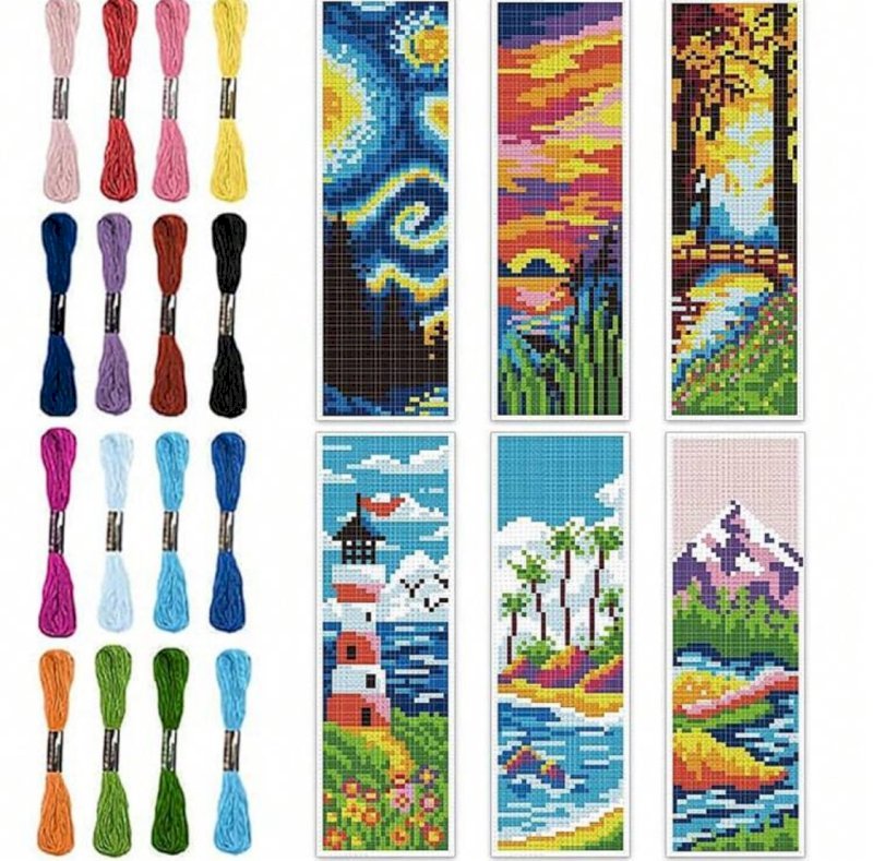 Cross stitch bookmarks