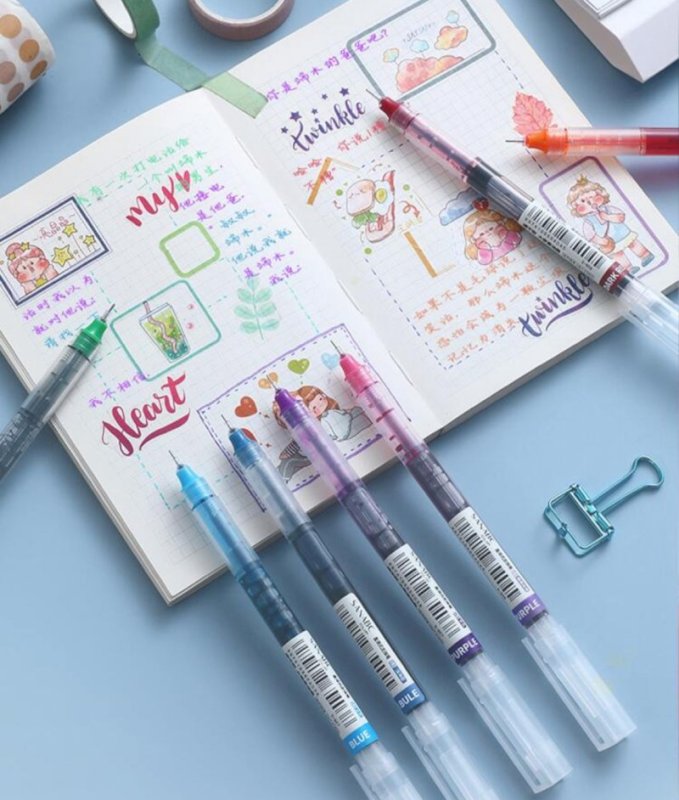 10 multicolor pen set