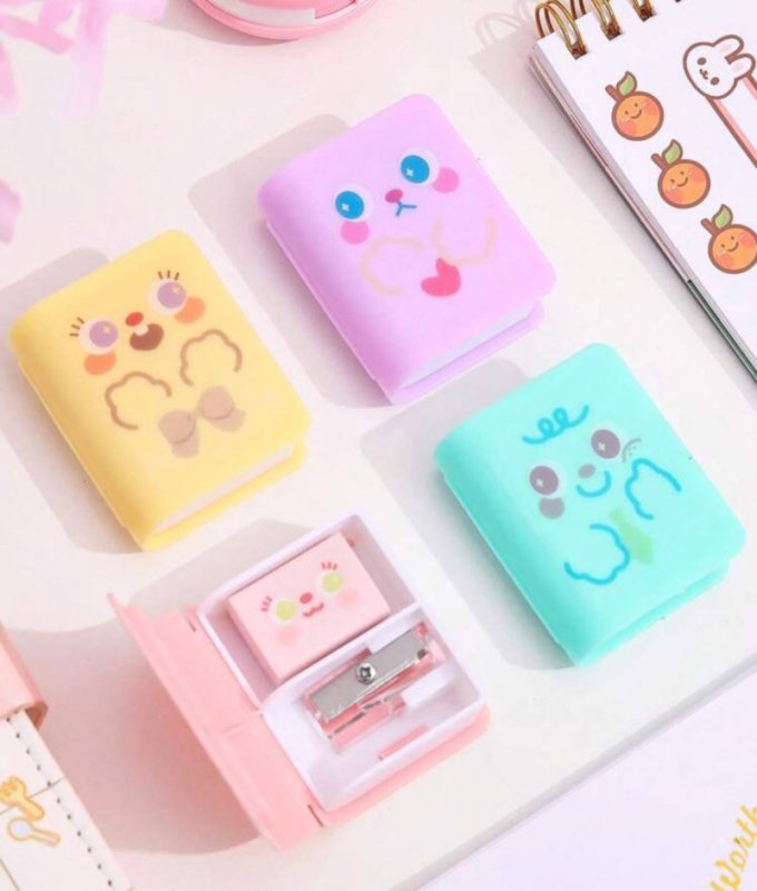 Eraser and sharpener
