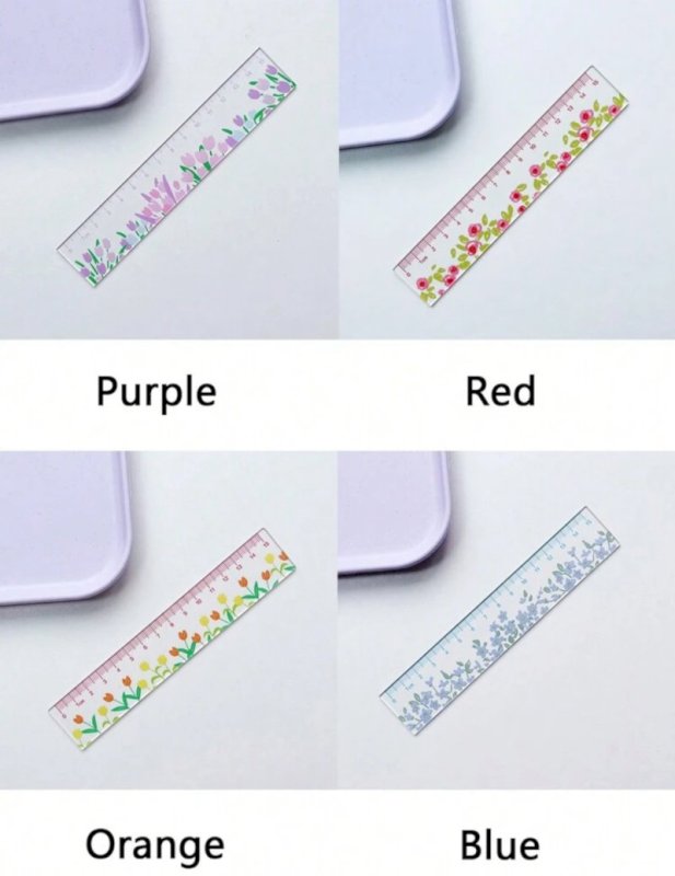 Floral ruler