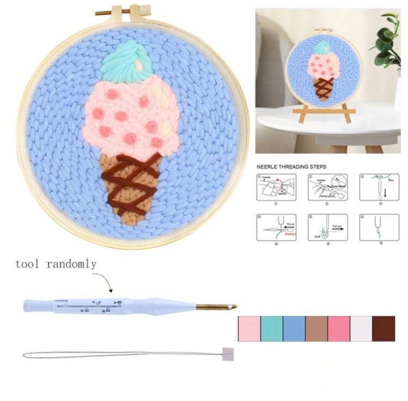Poke embroidery set