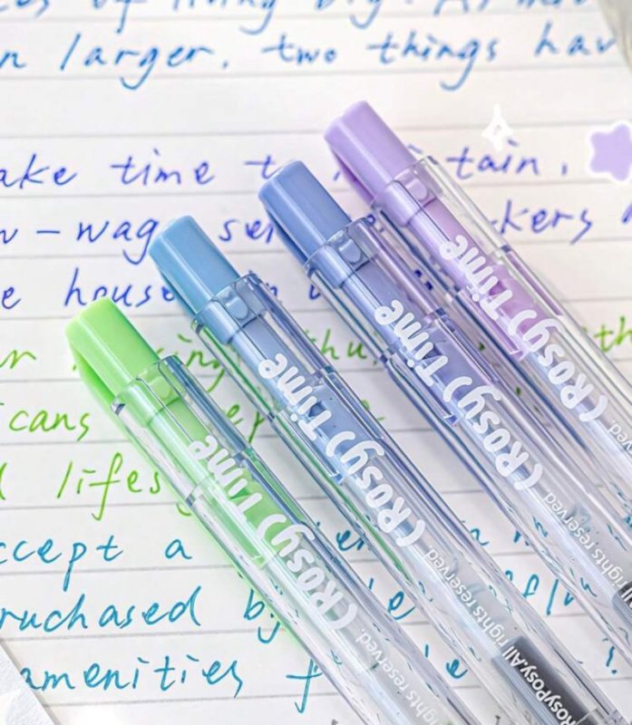 8 Multicolor pens